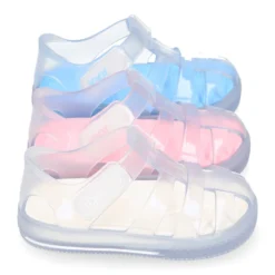 Cangrejera niños con cierre adherente tipo tenis CRISTAL para Playa y Piscina.
