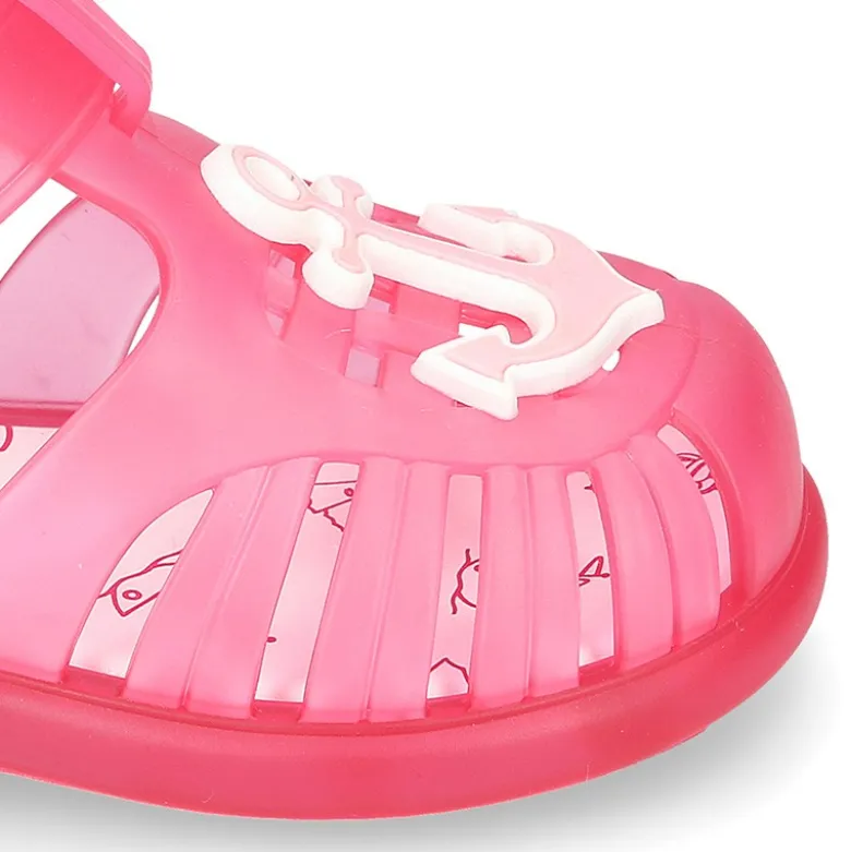 Cangrejera niños con diseño NÁUTICO y cierre adherente para Playa y Piscina.