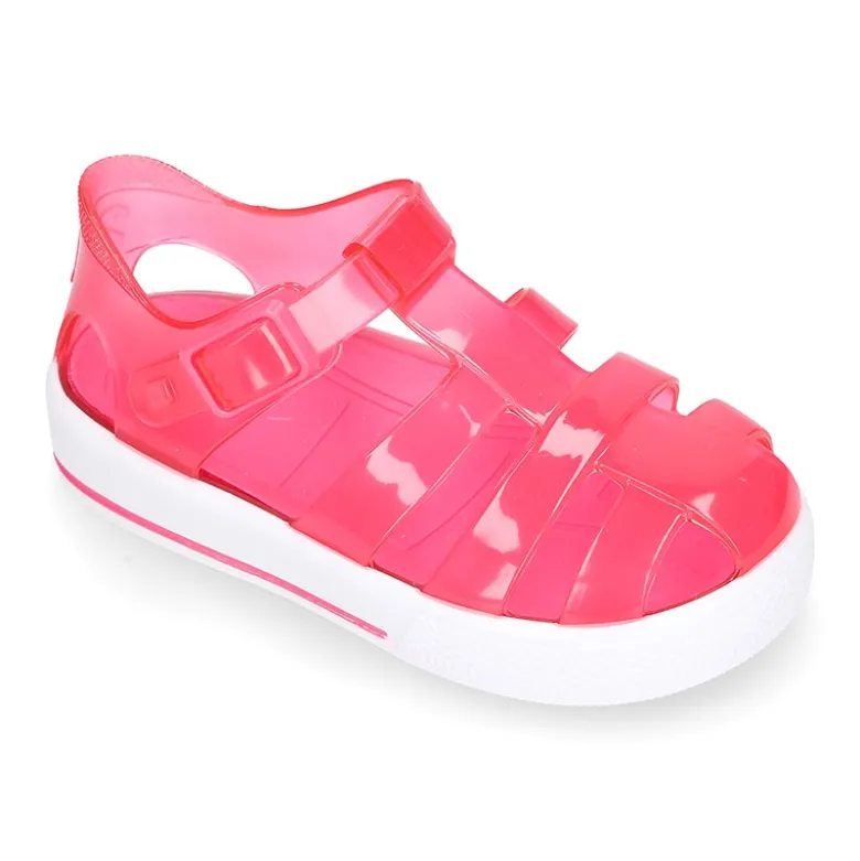 Cangrejera niños tipo tenis con botón clip para Playa y Piscina.