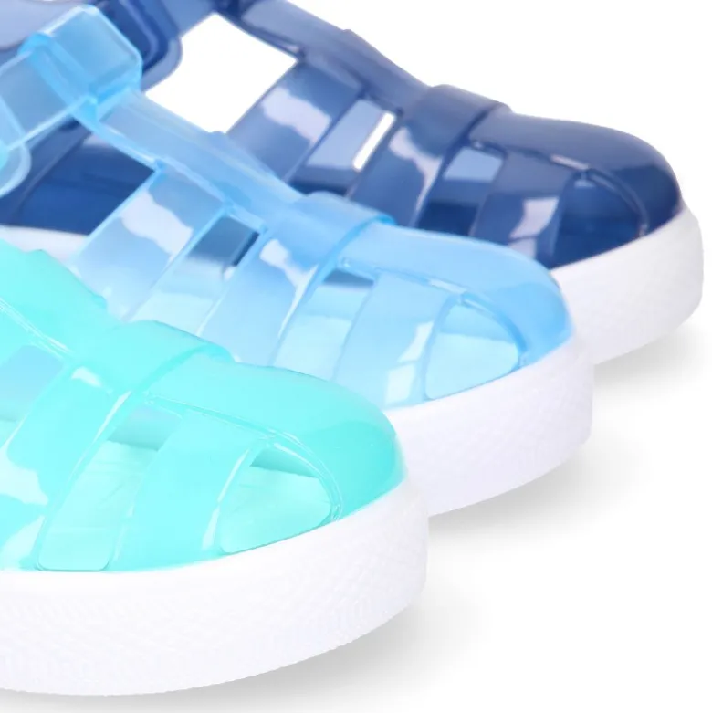 Cangrejera niños tipo tenis con botón clip para Playa y Piscina.