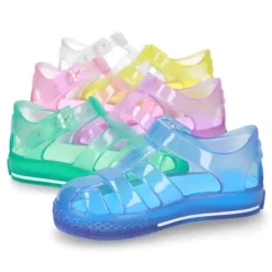 Cangrejera niño tipo TENIS TRANSPARENTE para Playa y Piscina.