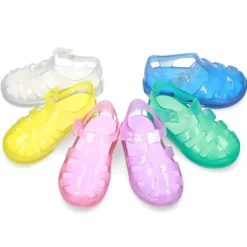 Cangrejera niño tipo TENIS TRANSPARENTE para Playa y Piscina.