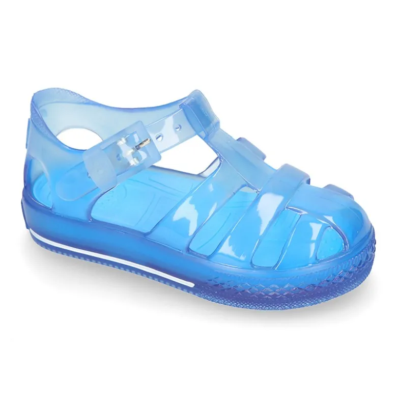 Cangrejera niño tipo TENIS TRANSPARENTE para Playa y Piscina.