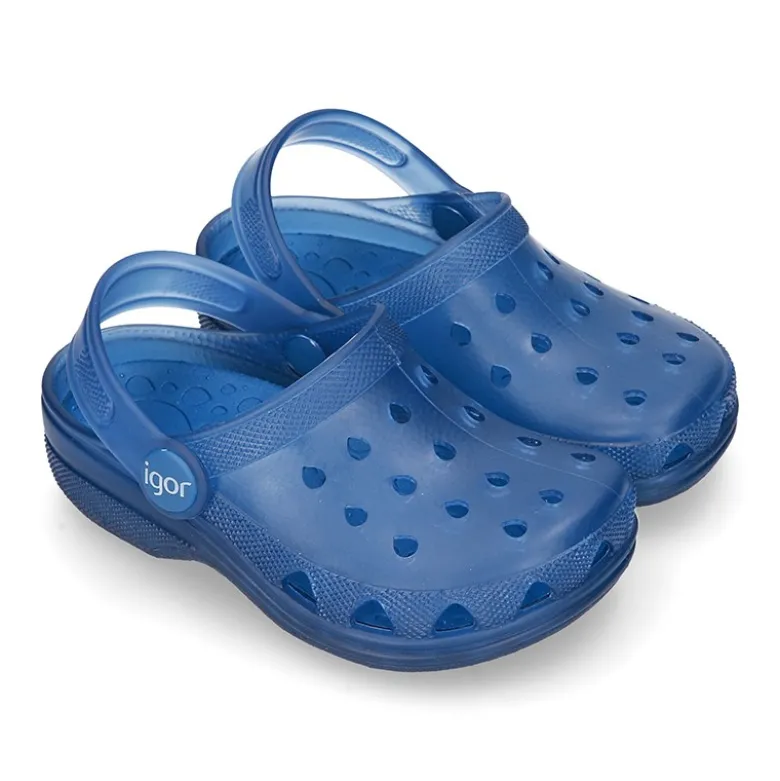 Cangrejeras niños clásicas tipo Zuecos para Piscina y Playa.