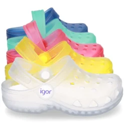 Cangrejeras niños clásicas tipo Zuecos para Piscina y Playa.
