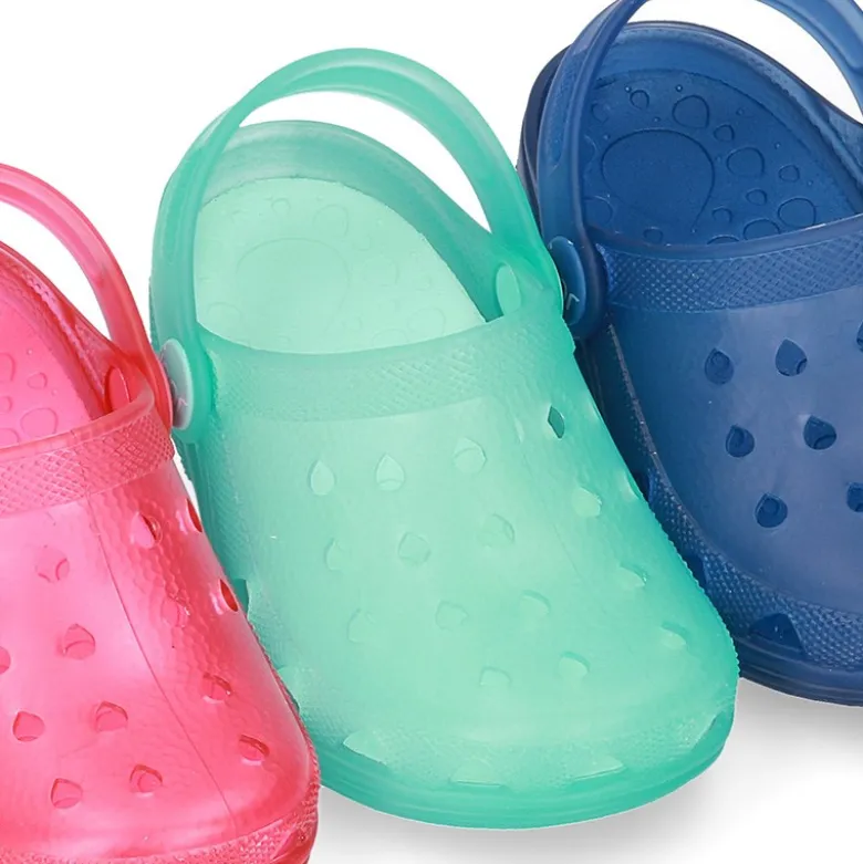 Cangrejeras niños clásicas tipo Zuecos para Piscina y Playa.