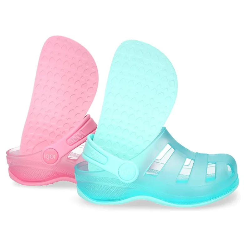 Cangrejeras niño tipo zuecos surfi para playa y piscina