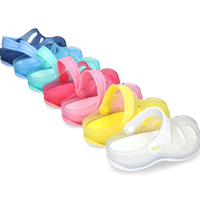 Cangrejeras niño tipo zuecos surfi para playa y piscina