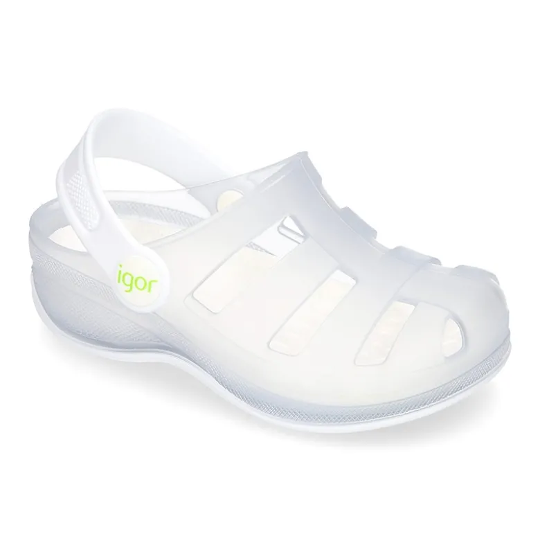 Cangrejeras niño tipo zuecos surfi para playa y piscina