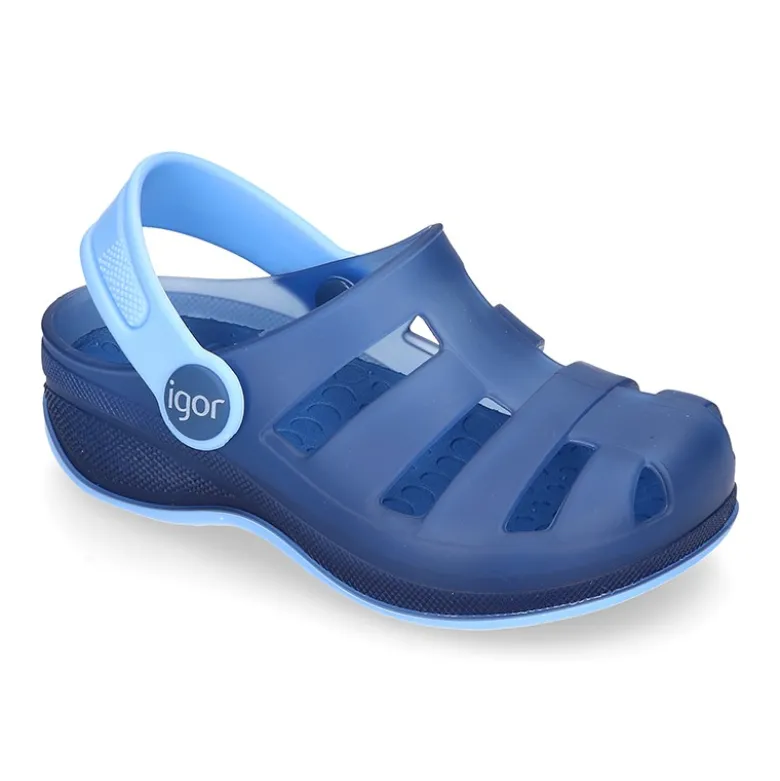 Cangrejeras niño tipo zuecos surfi para playa y piscina