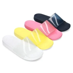 Cangrejera tipo ZUECO en colores transparentes para tallas grandes.
