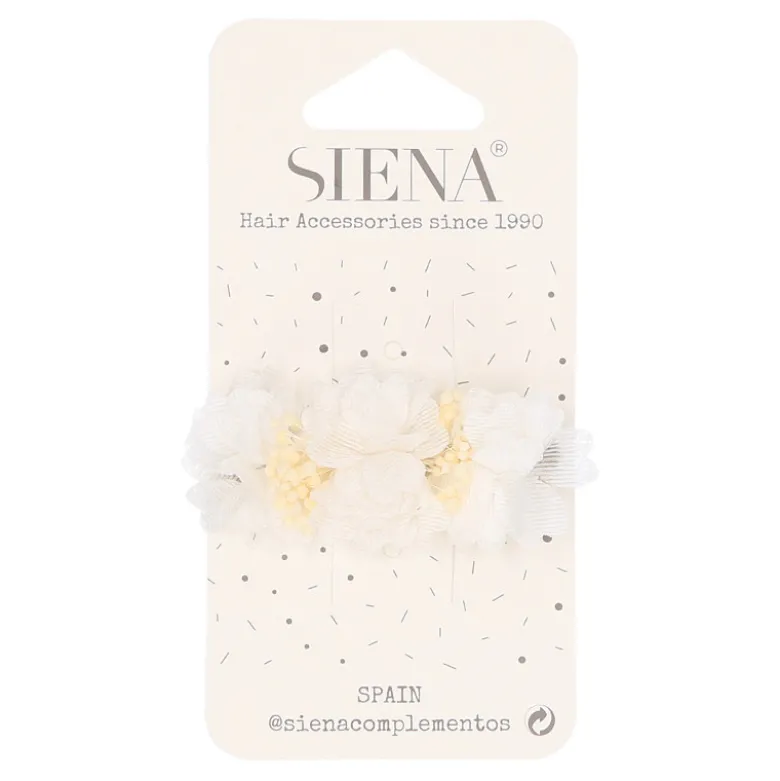 Clip pico pato de flores naturales secas para el pelo para Ceremonia.