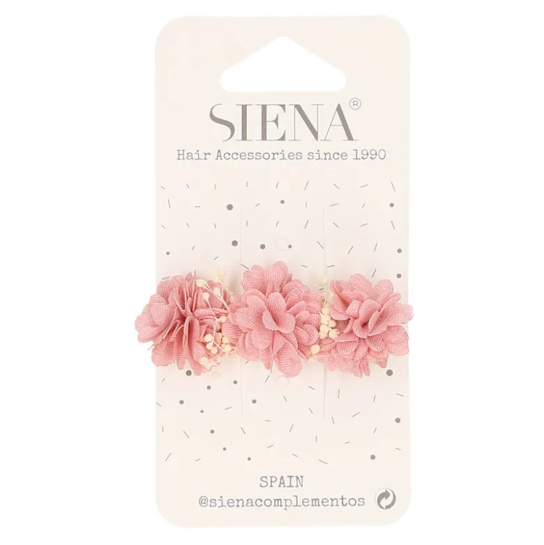 Clip pico pato de flores naturales secas para el pelo para Ceremonia.