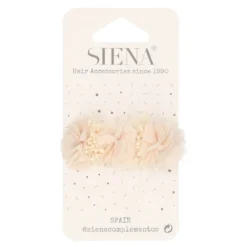 Clip pico pato de flores naturales secas para el pelo para Ceremonia.