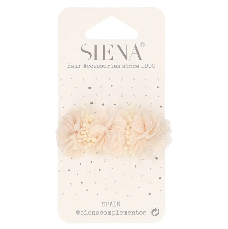Clip pico pato de flores naturales secas para el pelo para Ceremonia.