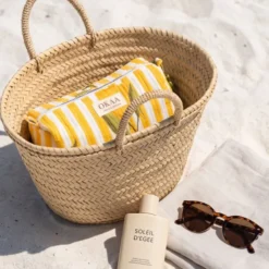 Colección Lemon Breeze Mediterráneo – Tote Bag + Neceseres Acolchados