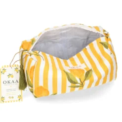Colección Lemon Breeze Mediterráneo – Tote Bag + Neceseres Acolchados