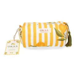 Colección Lemon Breeze Mediterráneo – Tote Bag + Neceseres Acolchados