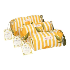 Colección Lemon Breeze Mediterráneo – Tote Bag + Neceseres Acolchados