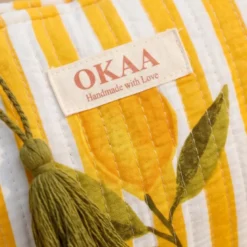 Colección Lemon Breeze Mediterráneo – Tote Bag + Neceseres Acolchados