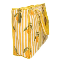 Colección Lemon Breeze Mediterráneo – Tote Bag + Neceseres Acolchados