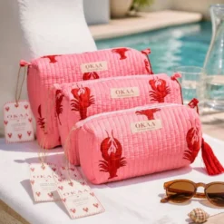 Colección Mediterránea Lobster – Tote Bag + Neceser Acolchado
