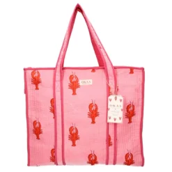 Colección Mediterránea Lobster – Tote Bag + Neceser Acolchado