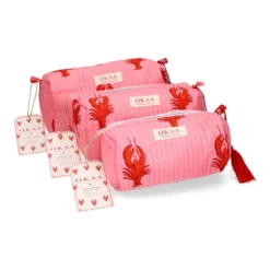 Colección Mediterránea Lobster – Tote Bag + Neceser Acolchado