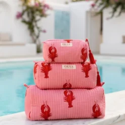 Colección Mediterránea Lobster – Tote Bag + Neceser Acolchado