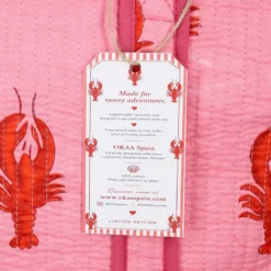 Colección Mediterránea Lobster – Tote Bag + Neceser Acolchado