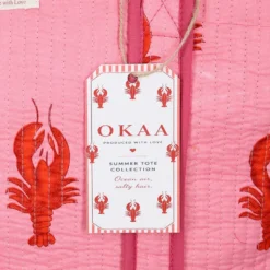 Colección Mediterránea Lobster – Tote Bag + Neceser Acolchado