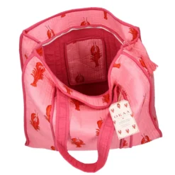 Colección Mediterránea Lobster – Tote Bag + Neceser Acolchado