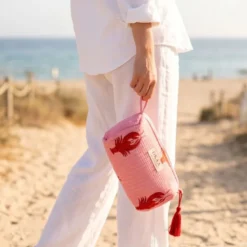 Colección Mediterránea Lobster – Tote Bag + Neceser Acolchado