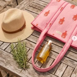 Colección Mediterránea Lobster – Tote Bag + Neceser Acolchado