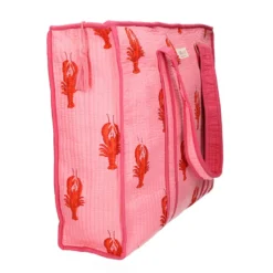 Colección Mediterránea Lobster – Tote Bag + Neceser Acolchado