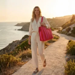 Colección Sunset Stripes – Tote Bag