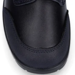 Colegial niños tipo Blucher sin cordones y con puntera reforzada en piel lavable.