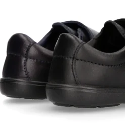Colegial niños tipo Blucher sin cordones y con puntera reforzada en piel lavable.