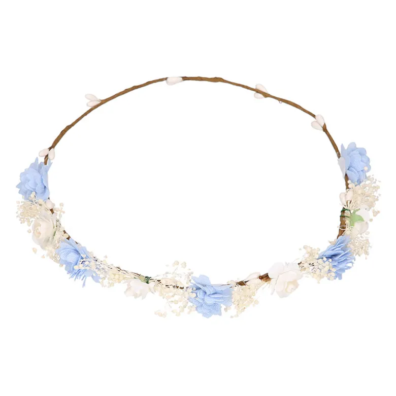 Corona o diadema de flores niña para Ceremonia.