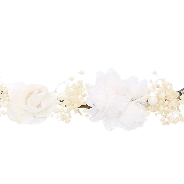 Corona o diadema de flores niña para Ceremonia.