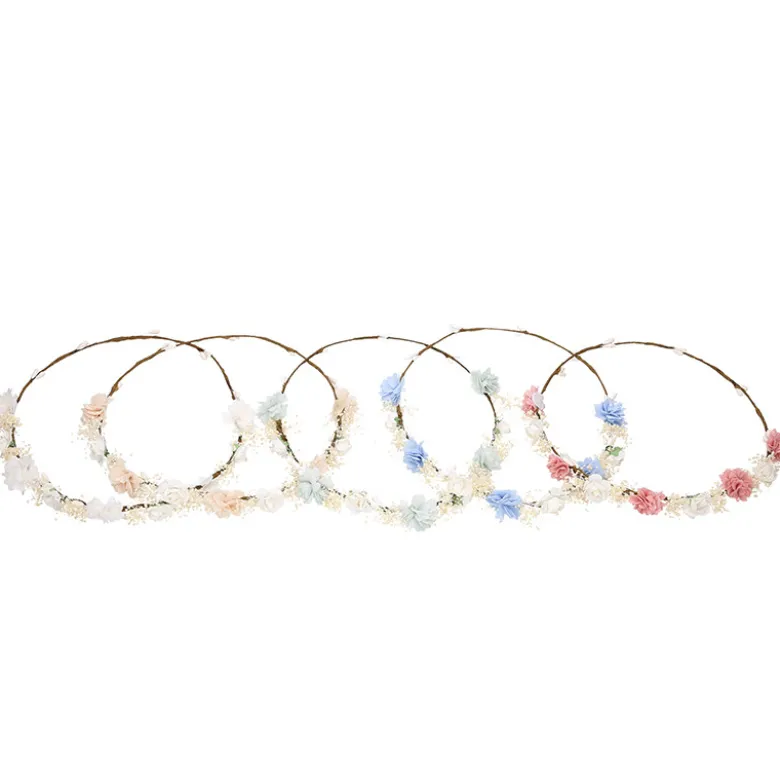 Corona o diadema de flores niña para Ceremonia.