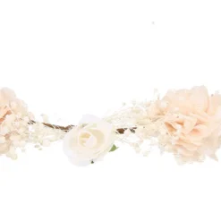 Corona o diadema de flores niña para Ceremonia.