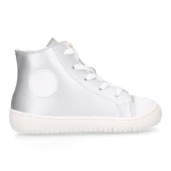 Deportiva alta niña BAREFOOT Okaa Flex con cordones y cremallera.