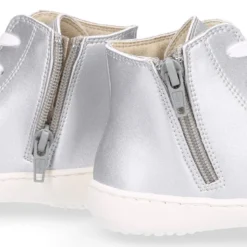 Deportiva alta niña BAREFOOT Okaa Flex con cordones y cremallera.