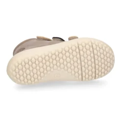 Deportiva alta niños BAREFOOT Okaa Flex sin cordones y cremallera.