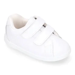Deportiva colegial niños pequeños sin cordones en piel lavable