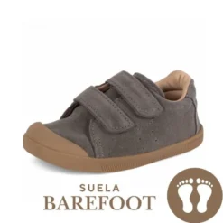 Deportiva niño BAREFOOT súper flexible en color gris