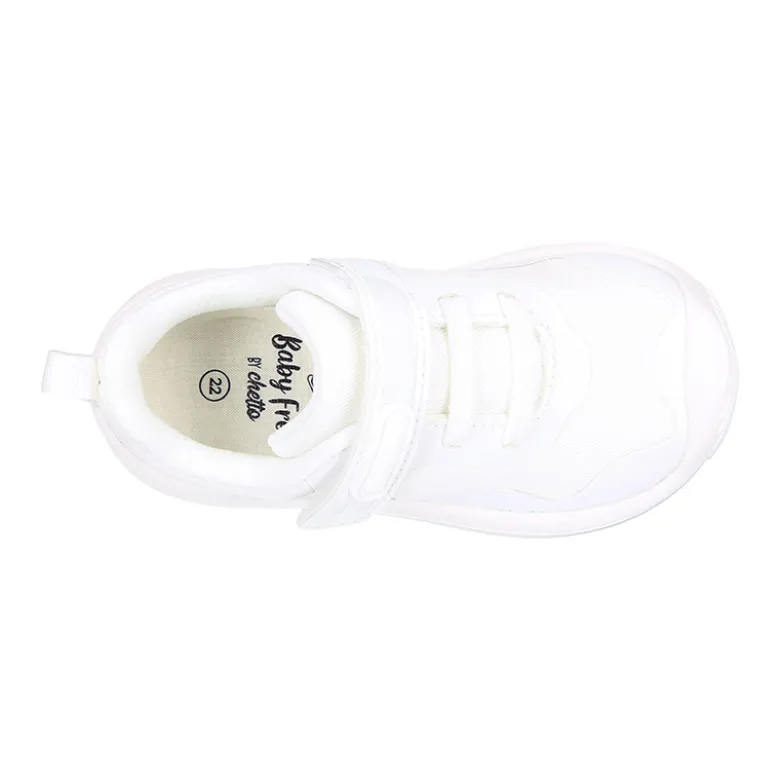Deportiva niños BAREFOOT Baby free con cordones elásticos.