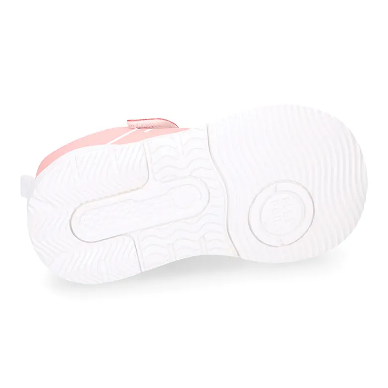 Deportiva niños BAREFOOT Baby free con cordones elásticos.