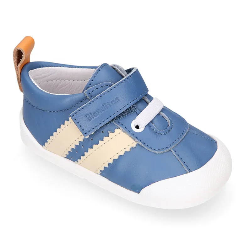 Deportiva niños Blanditos by Crio’s Iris con cordón elástico y cierre adherente